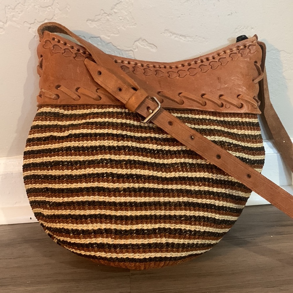 Vintage Western Woven Bag